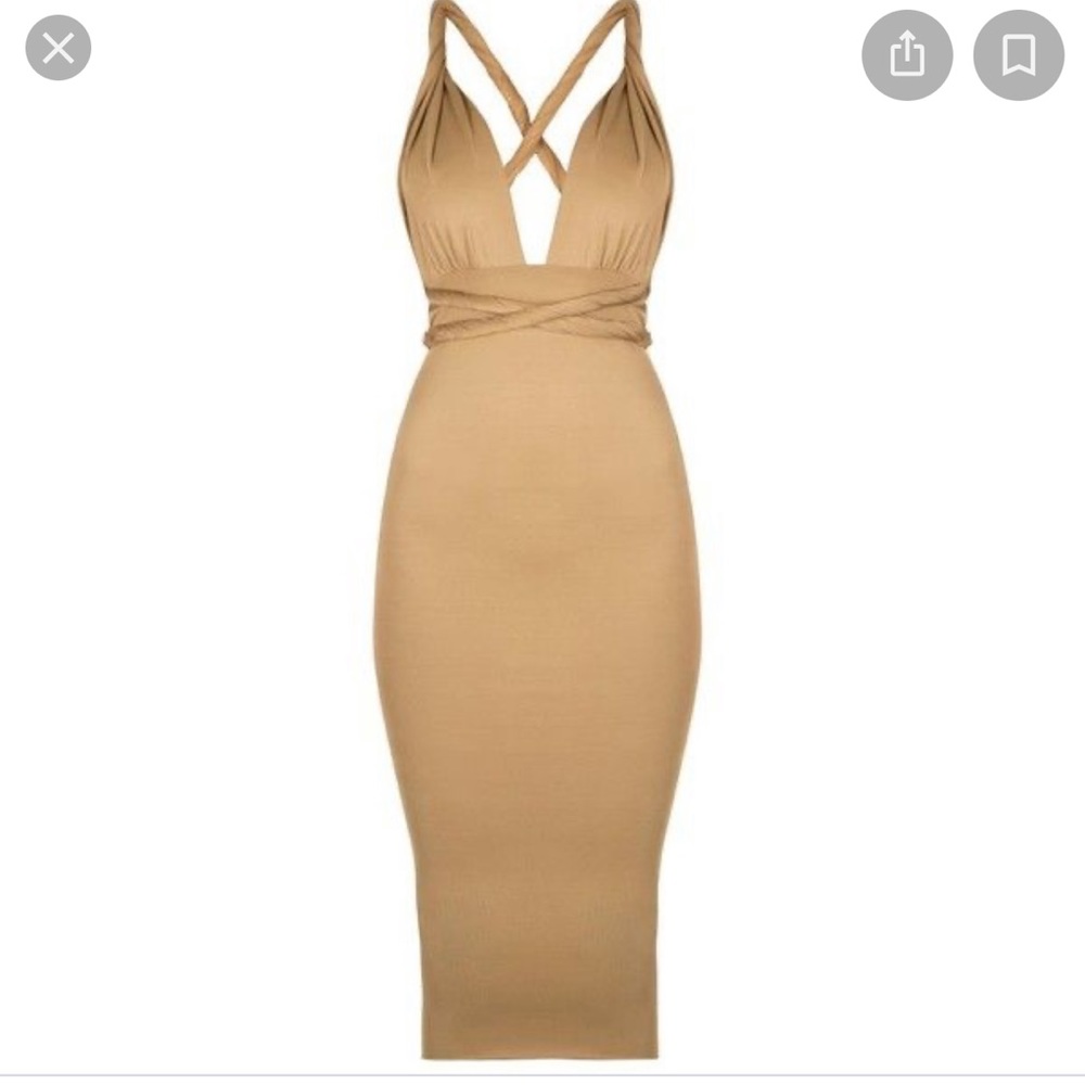 SCK THE LABEL multi wrap Valletta dress